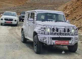 Maruti Suzuki Jimny 5-door launched along with Grand Vitara and Mahindra Thar at 2023 Auto Expo Maruti Suzuki Jimny 5-door launched along with Grand Vitara and Mahindra Thar at 2023 Auto Expo