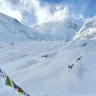 Mount Manaslu Base Camp in the grip of avalanche, came 7 days ago also destructive