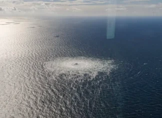 Nord Stream pipeline rupture in the Baltic Sea causes massive methane leak Nord Stream pipeline rupture in the Baltic Sea causes massive methane leak