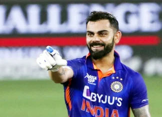 Virat Kohli, who scored the most runs in T20 cricket, made a big record Virat Kohli चा मोठा विक्रम, ठरला पहिला भारतीय क्रिकेटर